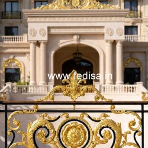 Modern Brass Railing Design For Interior Decor Chhat Ki Railing