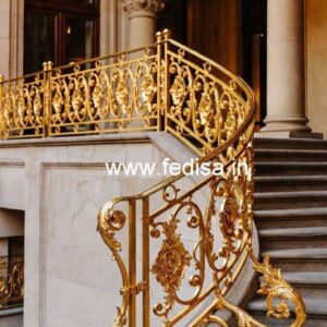 Elegant Brass Balcony Railing With Classic Design Terrace Grill Design Catalog