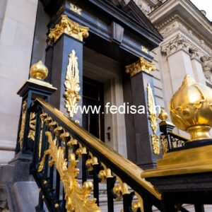 Decorative Brass Balcony Railing For Interior Design Terrace Railing Design