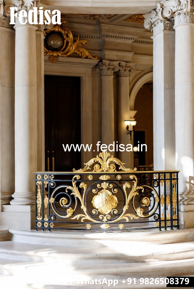 Premium Brass Handrail Design For Modern Spaces Tubular Railings Design For Terrace
