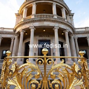 Antique Brass Stair Railing For Classic Homes Stainless Steel Railing Design