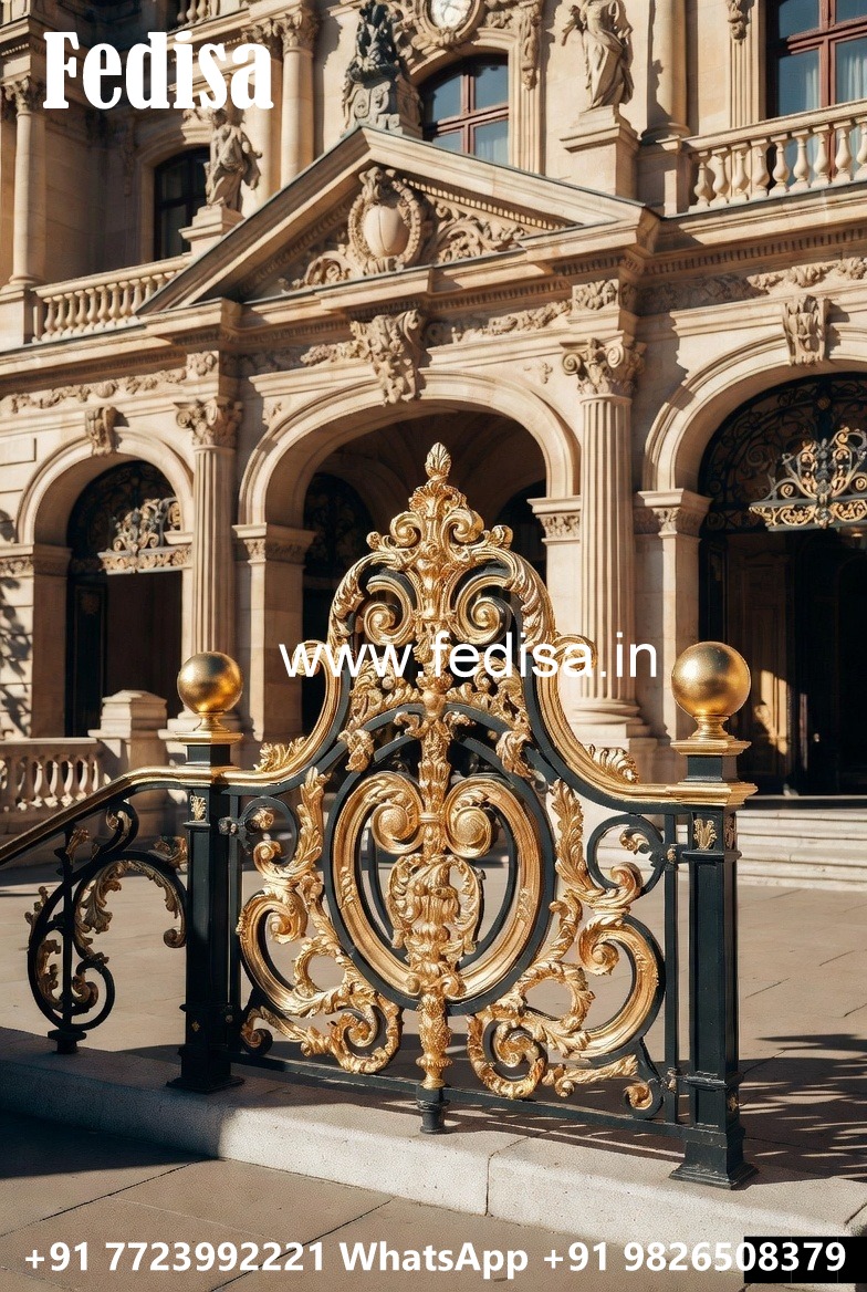 Stylish Brass Balcony Railing For Premium Homes Steel Balcony Design