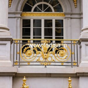 Designer Brass Railing Design With Artistic Finish Stair Railing Design Steel