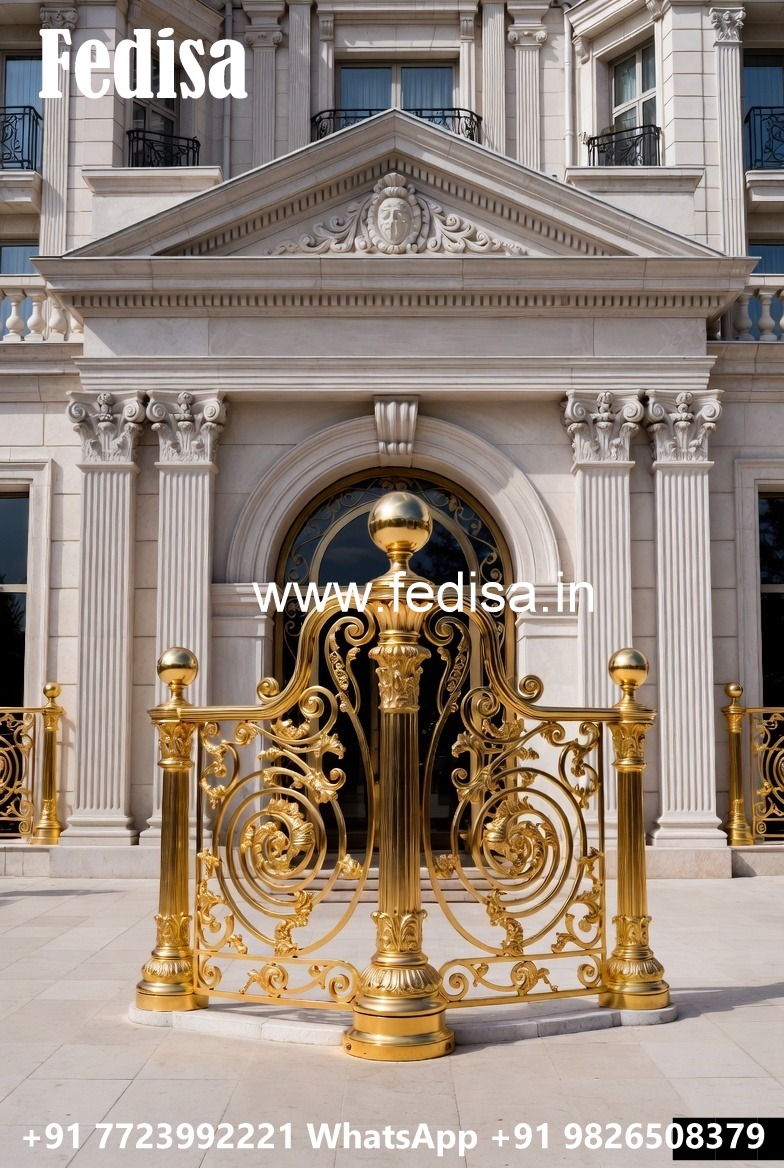 Premium Brass Handrail Design For Elegant Homes Steel Grill Design For Balcony Price