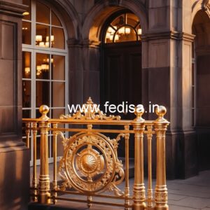 Decorative Brass Balcony Railing With Unique Design Railing Gate Design
