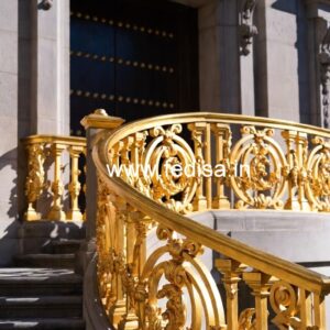 Modern Brass Staircase Railing For Interior Projects Steps Grill Design