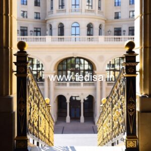 Decorative Brass Handrail Design For Luxury Homes Brick Railing Design