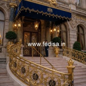 Premium Brass Balcony Railing For Interior Spaces Ss Stair Railing Design