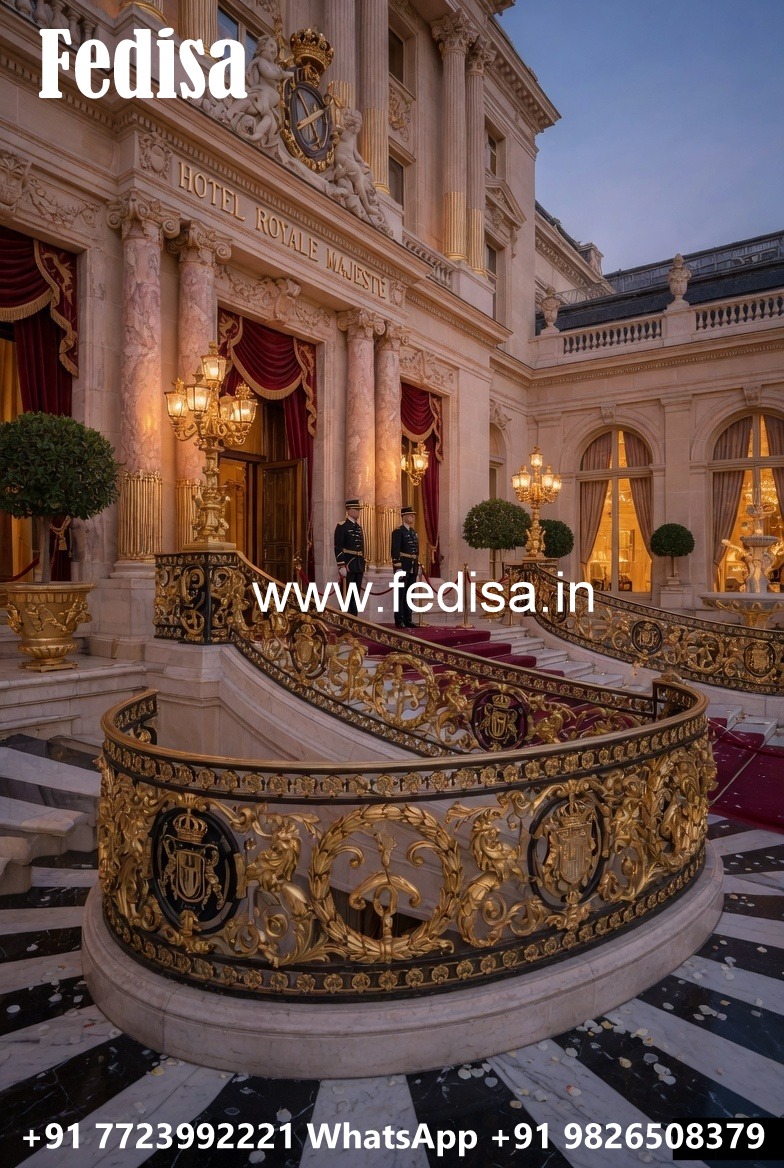 Heavy Duty Brass Railing Design For Durability Home Sidi Railing Design