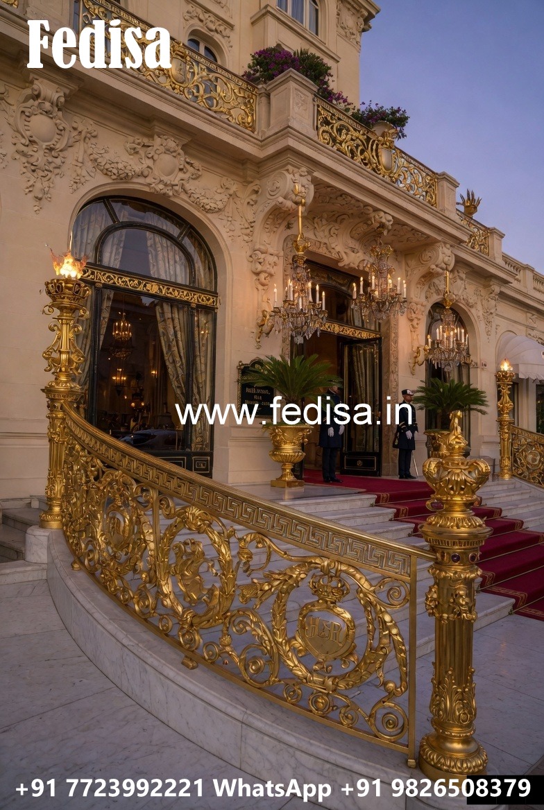 Brass Railing Design For Home Exterior Decor Jina Railing