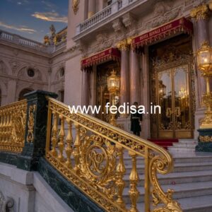 Antique Brass Balcony Railing Design Sidhi Grill Design
