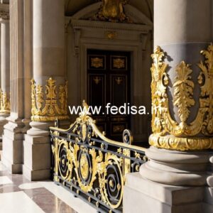 Modern Brass Railing For Interior Spaces Railing Wall Design