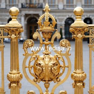 Elegant Brass Staircase Railing Design Pipe Railing Design For Balcony