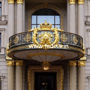 Premium Brass Staircase Railing Design For Elegant Homes Modern Metal Stair Railing