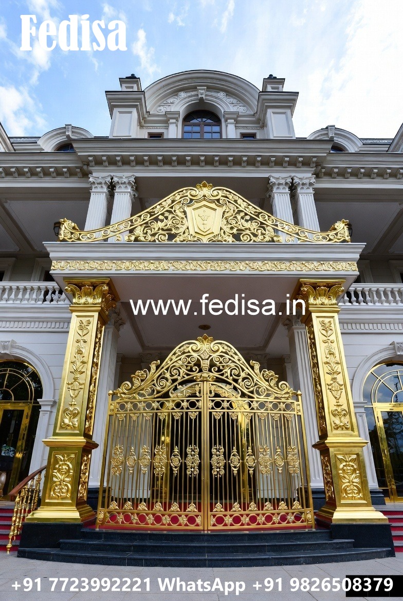 Modern Brass Handrail For Stylish Staircases Railing Mirror Design