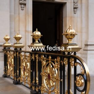 Modern Brass Stair Railing Design Inspiration Roof Steel Railing Design