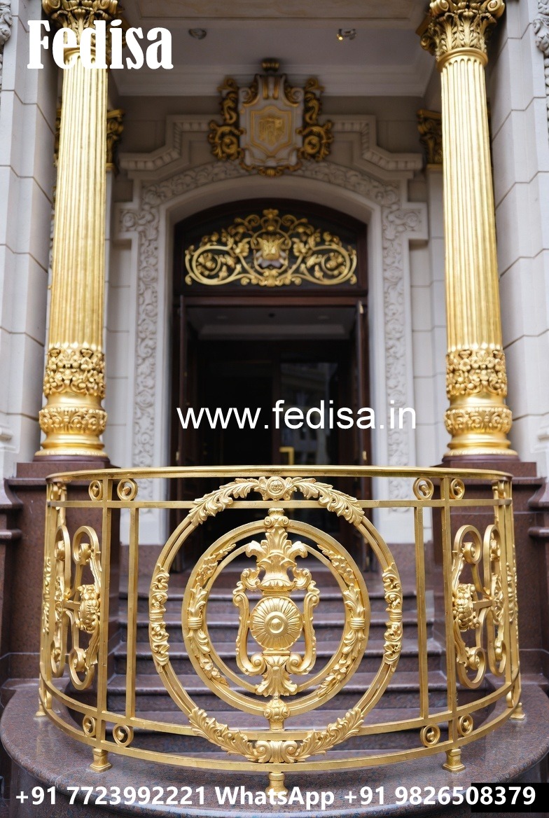 Elegant Brass Railing Design For Interior Projects Steel Ki Railing Design