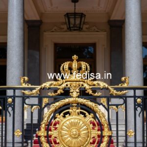 Luxury Brass Balcony Railing With Elegant Finish Glass Railing Design For Balcony Price