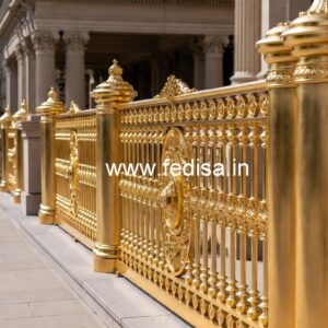 Custom Brass Staircase Railing With Designer Look Stairs Railing Designs In Steel Price