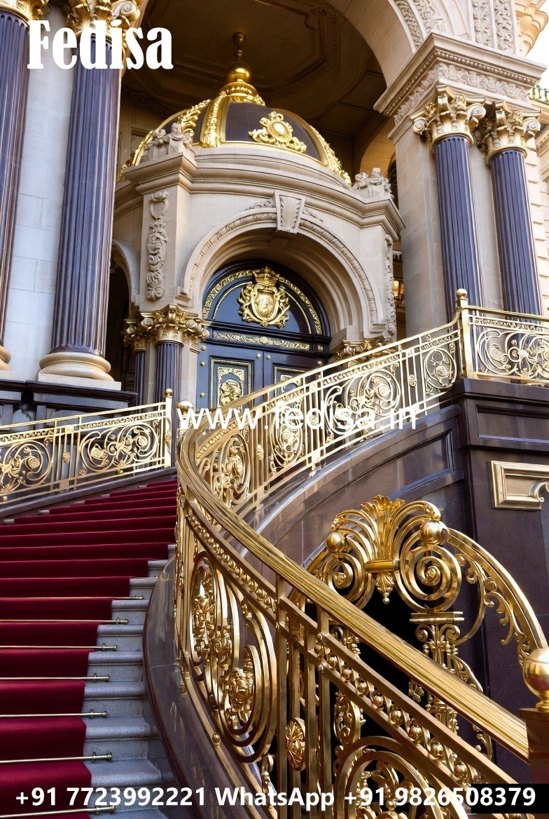 Decorative Brass Railing Design With Unique Patterns Sidhi Railing Design Steel
