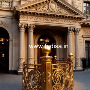Brass Railing Design For Modern Home Interiors Outside Railing Design