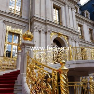 Decorative Brass Balcony Railing For Interior Design Roof Railing Design With Bricks