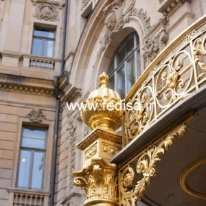 Stylish Brass Balcony Railing With Designer Look Modern Iron Railing
