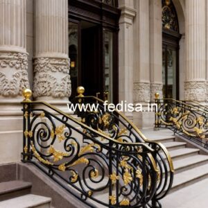 Premium Brass Stair Railing With Unique Design Railing Design Simple