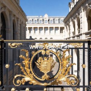 Elegant Brass Balcony Railing With Designer Style Brass Railing Design