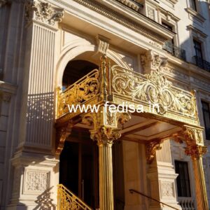 Premium Brass Handrail For Contemporary Homes Ramp Railing Design