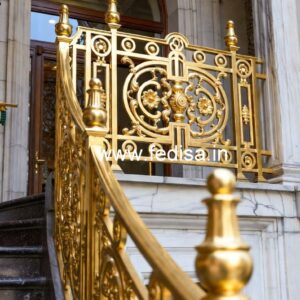 Modern Brass Stair Railing Design For Interiors Outdoor Railing Design