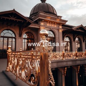 Elegant Brass Railing Design For High-end Homes Railings Glass Design