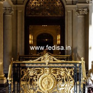 Stylish Brass Balcony Railing With Luxury Appeal Railing Design Iron Pipe
