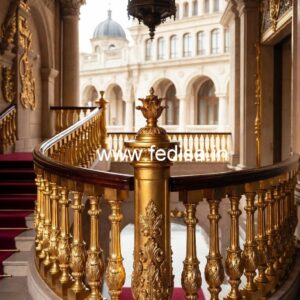 Brass Railing Design With Premium Decorative Finish House Railing Design Iron