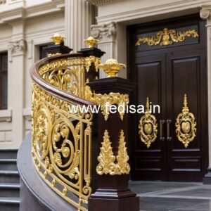 Premium Brass Railing Designs For Interior Spaces Dadar Railing Design