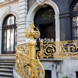 Stylish Brass Railing Design For Home Decor Ss Grill Design For Staircase
