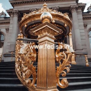 Stylish Brass Railing Design For Interior Decor Balcony Ki Railing