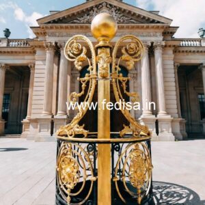 Traditional Brass Railing Design For Indian Homes Steel Railing Design Front