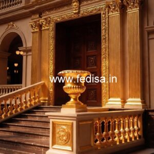 Brass Railing Design For Modern Interior Decoration Steel Square Pipe Railing Design
