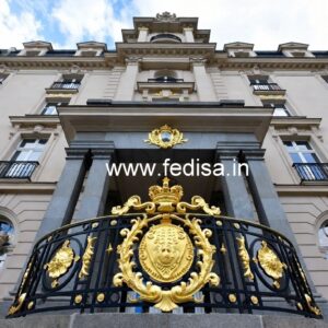 Heavy Brass Railing Design For Strong Support Balcony Stainless Steel Design