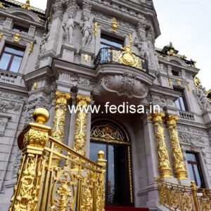 Decorative Brass Stair Railing With Unique Style Ceiling Railing Design