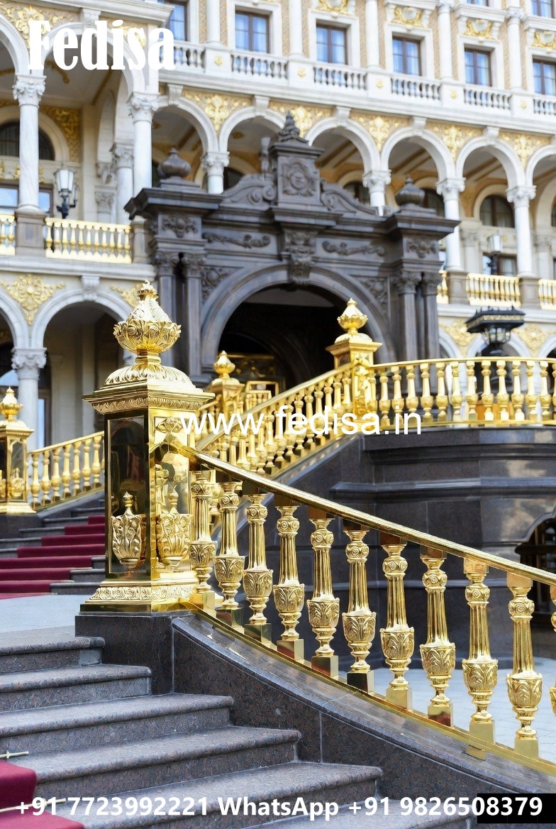 Brass Staircase Railing Design With Modern Appeal Modern Railing Outdoor
