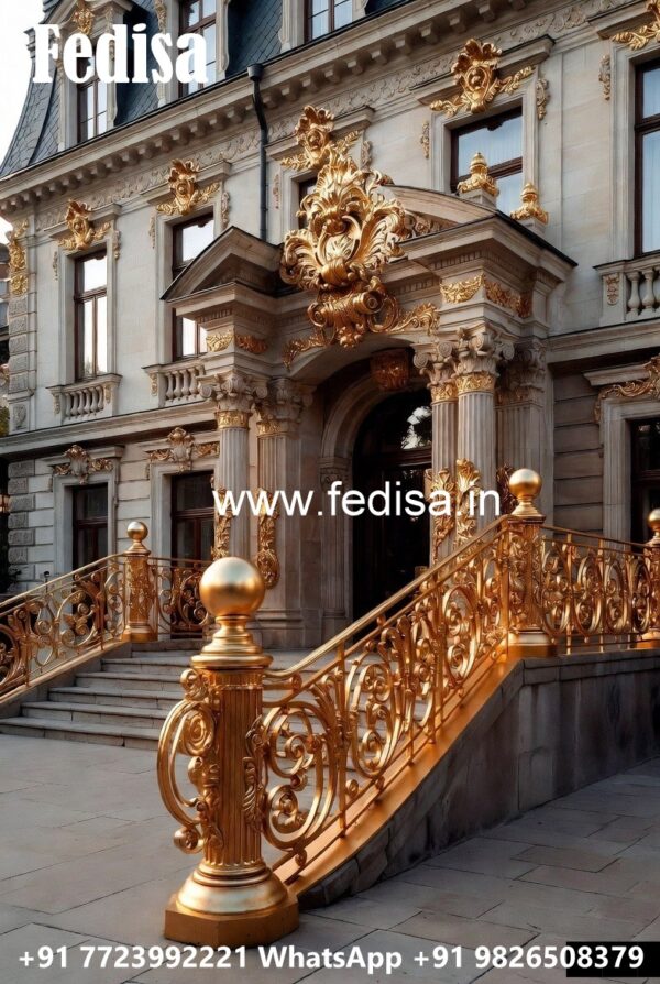 Custom Brass Balcony Railing For Unique Homes Railing House Design - Fedisa