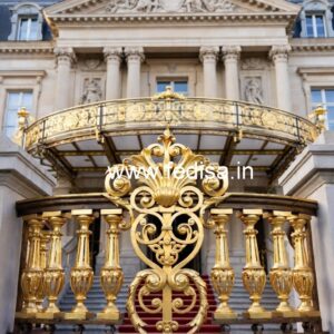 Modern Brass Railing Design For Interior Decor Modern House Railing Design