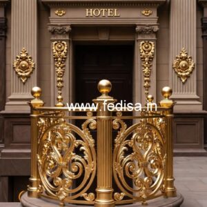Brass Railing Design For Modern Home Interiors Grill Design For Roof Railing