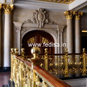 Brass Staircase Railing Design With Elegant Touch Staircase Design Steel Railing