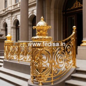 Modern Brass Staircase Railing With Unique Style Design For Railings For Terrace