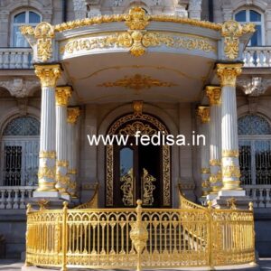 Luxury Brass Railing Design For Modern Villas Staircase Pillar Design