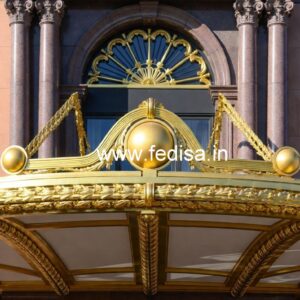 Decorative Brass Balcony Railing With Unique Design Jeene Ki Steel Ki Railing