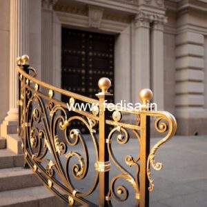 Elegant Brass Balcony Railing For Interior Decor Design Railing Balcony